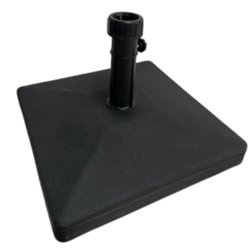 Square Concrete Resin Covered Umbrella Base 27kg