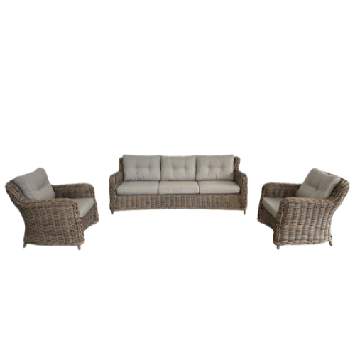 Cayman 3 Piece Wicker Sofa Setting