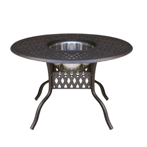 Martini 120cm Round Dining Table with Ice Bucket