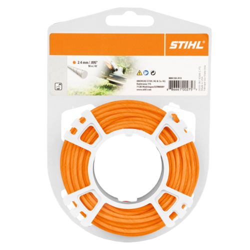2.4 mm x 15 m Round Mowing Line