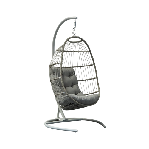 Sorrento Folding Egg Chair White