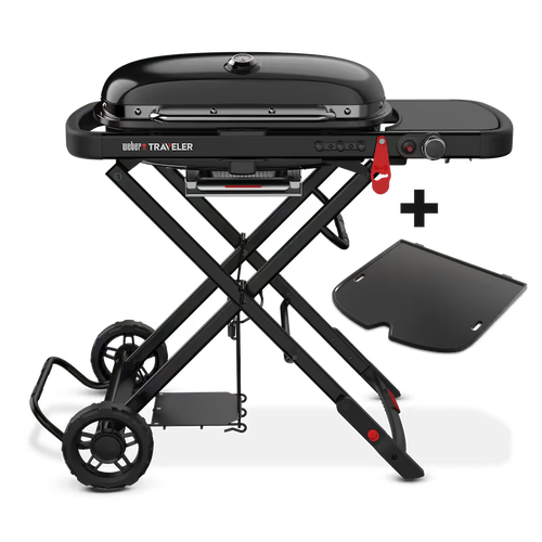 Weber Traveler Portable Gas Barbecue Stealth Edition